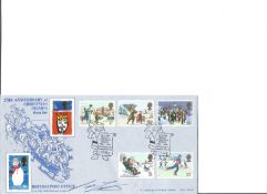 Noel Edmonds 1990 Xmas Bradbury LFDC 93. Signed cover FDC. Good Condition. All signed pieces come
