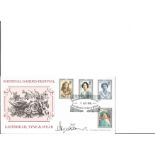 Alan Titchmarsh 1990 Q. Mother Tyne and Wear Nat. Gdn. Signed cover FDC. Good Condition. All