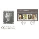 Queen Victoria The First Monarch on a Stamp unsigned Internetstamps official FDC series 4 cover No