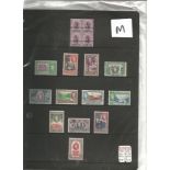 British Honduras mint stamp collection. 25 stamps. 1949 GVI SG166, 171, 1938 GVI SG150, 161. Cat