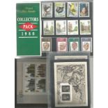 Assorted stamp collection in presentation packs. Includes 1980 collectors pack, London 1980