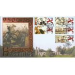 Battle of Hastings 950th Anniversary unsigned Internetstamps FDC. Date stamp 14th October 2016