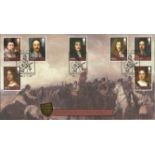 The Battle of Dunbar 1650 The Third Civil War 1649-1651 unsigned Internetstamps official FDC