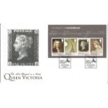 Queen Victoria The First Monarch on a Stamp unsigned Internetstamps official FDC series 4 cover No