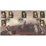 The Battle of Dunbar 1650 The Third Civil War 1649-1651 unsigned Internetstamps official FDC