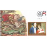 St. George 's Day Patron Saint of England unsigned Internetstamps official FDC series 3 cover No 6