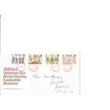 Tom Courtney , John Alderton 1981 Folklore National Postal Museum. Signed cover FDC. Good Condition.