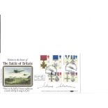 Johnnie Johnson 1990 Gallantry Biggin Hill BLCS 57b. Signed cover FDC. Good Condition. All signed