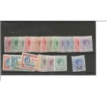 Bahamas mint stamp collection. 22 stamps. 1938 GVI SG149-157. 150ab 152b 152c 153a 154a 154b 154c