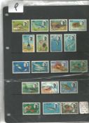 British Indian Ocean Territory mint stamp collection. 27 stamps 1968 EII SG16, 30, 1971 EII SG 36,