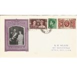 H. M. George VI Her Majesty The Queen Coronation 1937 unsigned FDC. Good Condition. We combine