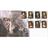 The Restoration of King Charles II 1660 unsigned Internetstamps official FDC series 4 cover No 11M