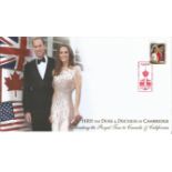 HRH The Duke and Duchess of Cambridge Celebrating the Royal Tour to Canada and California unsigned