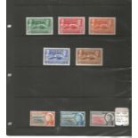 Barbados mint stamp collection. 32 stamps. 1961 EII SG306, 8, 1939 GVI SG257, 61, 1950 GVI SG271,