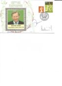 Dennis Amiss , Bob Willis , Mike Smith 1995 Warwickshire CCC Centenary. Signed cover FDC. Good
