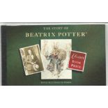 Royal Mail complete prestige stamp booklet, The Story of Beatrix Potter, complete with all stamp