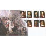 The Restoration of King Charles II 1660 unsigned Internetstamps official FDC series 4 cover No 11M