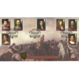 The Battle of Dunbar 1650 The Third Civil War 1649-1651 unsigned Internetstamps official FDC