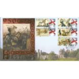 Battle of Hastings 950th Anniversary unsigned Internetstamps FDC. Date stamp 14th October 2016