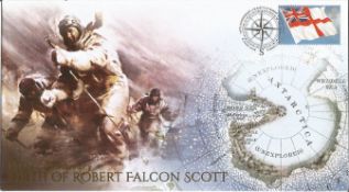 150th Anniversary of the Birth of Robert Falcon Scott unsigned Internetstamps official FDC series