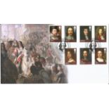 The Restoration of King Charles II unsigned Internetstamps official FDC series 4 cover No 11M