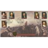 The Battle of Dunbar 1650 The Third Civil War 1649-1651 unsigned Internetstamps official FDC