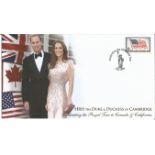 HRH The Duke and Duchess of Cambridge Celebrating the Royal Tour to Canada and California unsigned