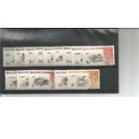 Falkland Island mint stamp collection. 14 stamps. 1960 EII. SG 193, 207. (exc 5, =) (SG205). Cat