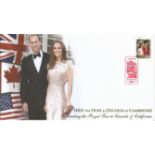 HRH The Duke and Duchess of Cambridge Celebrating the Royal Tour to Canada and California unsigned