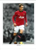 Adnan Januzaj Man United signed 16x 12 colour football photo. Good Condition. All signed pieces come