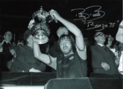 Billy Bonds Bonzo message West Ham Signed 16 x 12 inch football photo. Good Condition. All signed
