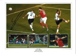 Sam Vokes Wales Signed 16 x 12inch football photo. Good Condition. All signed pieces come with a