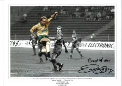 Jeremy Goss Bayern Collage Norwich City Signed 16 x 12 inch football photo. Good Condition. All