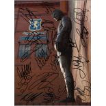 2013, 14 Champions Rangers Signed 16 x 12 inch football photo. Good Condition. All signed pieces