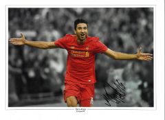 Marko Grujic Liverpool Signed 16 x 12 inch football photo. Good Condition. All signed pieces come