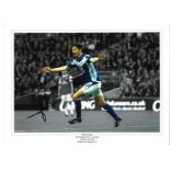 Nikola Zigic Wembley collage Birmingham Signed 16 x 12 inch football photo. Good Condition. All