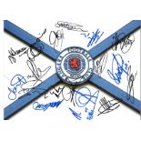 Rangers Legends Rangers Signed 16 x 12 inch football photo. Good Condition. All signed pieces come