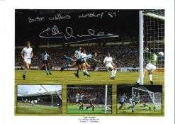 Keith Houchen FA Cup Final Coventry City Signed 16 x 12 inch football photo. Good Condition. All