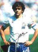 Michel Platini France Signed 16 x 12 inch football photo. Good Condition. All signed pieces come