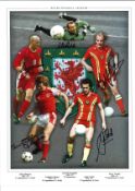 Wales Multi legends Wales Signed 16 x 12 inch football photo. Good Condition. All signed pieces come