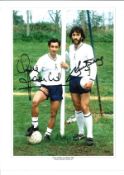 Ossie Ardiles and Ricky Villa Dual Tottenham Signed 16 x 12 inch football photo. Good Condition. All