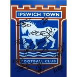 Multi Ipswich City Signed 10 x 8 inch football photo. Good Condition. All signed pieces come with