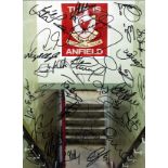 Legends changing Rooms Liverpool Signed 16 x 12 inch football photo. Good Condition. All signed