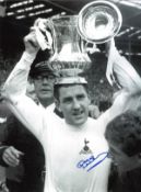 Dave Mackay Tottenham Signed 16 x 12 inch football photo. Good Condition. All signed pieces come