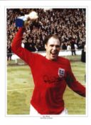Ray Wilson 66 England Signed 16 x 12 inch football photo. Good Condition. All signed pieces come