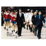 Lawrie McMenemy Southampton Signed 16 x 12 inch football photo. Good Condition. All signed pieces