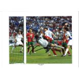 Angelos Charisteas Greece Signed 16 x 12 inch football photo. Good Condition. All signed pieces come