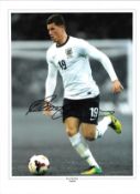 Ross Barkley collage England Signed 16 x 12 inch football photo. Good Condition. All signed pieces