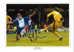 Dougie Freedman Crystal Palace Signed 16 x 12 inch football photo. Good Condition. All signed pieces