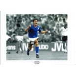 Marco Tardelli Italy 82 Italy Signed 16 x 12 inch football photo. Good Condition. All signed